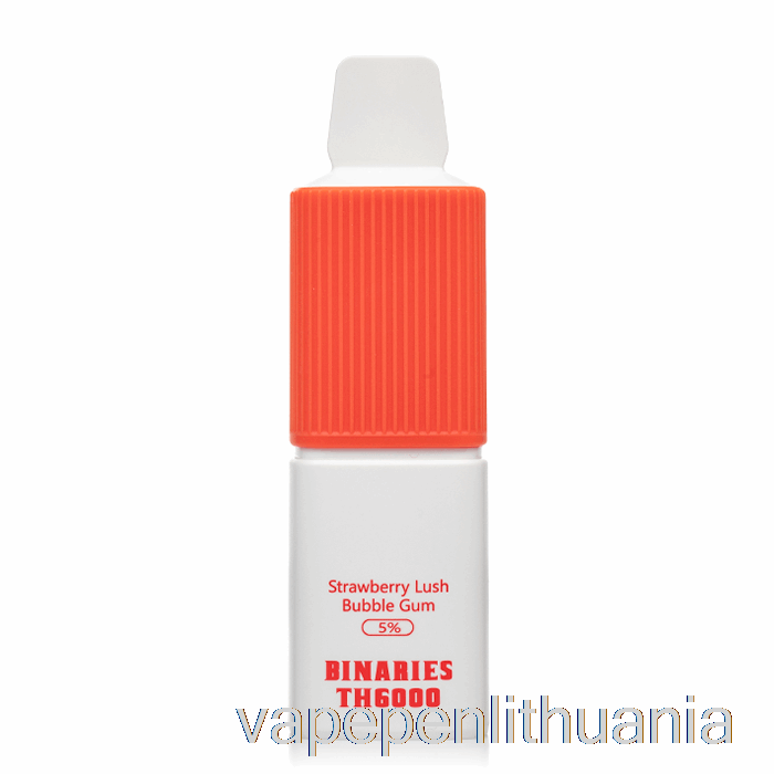 Horizon Binaries Th6000 Vienkartinis Braškių Lush Bubble Gum Vape Skystis
